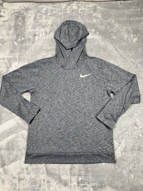 Nike Gray Heather Performance Pullover Hoodie